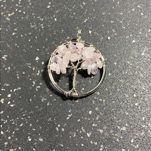 Natural Stone Tree of Life Charm